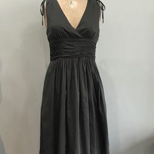 Army Green Theory Dress. Shoulder Ties. Size 8